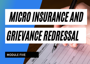 Micro Insurance & Grievance Redressal Mechanisms